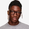 Astera Black AcetateEyeglass Frames for Men from EyeBuyDirect