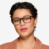 Astera Crystal Green AcetateEyeglass Frames for Women from EyeBuyDirect