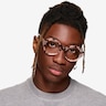 Gerania Ivory Tortoise AcetateEyeglass Frames for Men from EyeBuyDirect