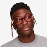 Aronia Crystal Dark Pink AcetateEyeglass Frames for Men from EyeBuyDirect