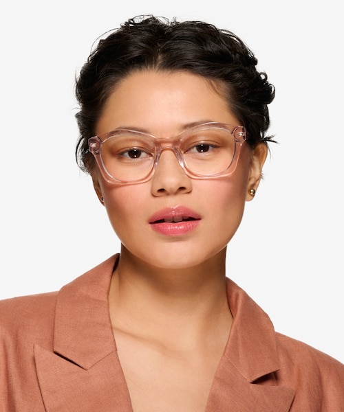 Aronia Crystal Light Pink Alternative MaterialsEyeglass Frames for Women from EyeBuyDirect