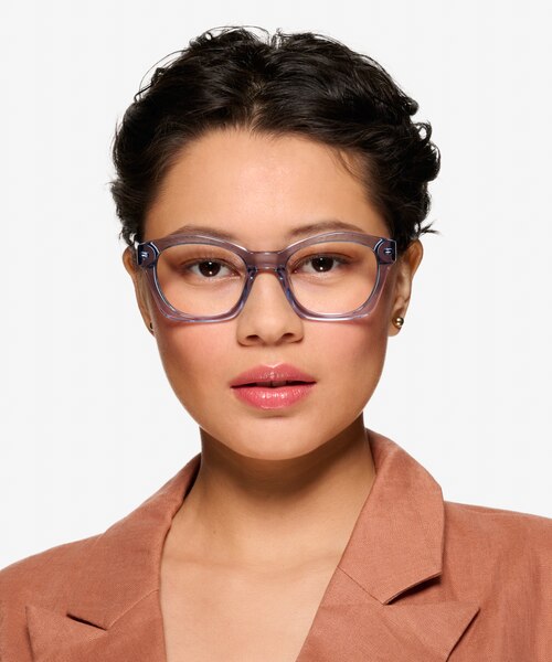 Aronia Crsytal Blue Alternative MaterialsEyeglass Frames for Women from EyeBuyDirect