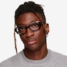 Caladium Black Crystal AcetateEyeglass Frames for Men from EyeBuyDirect