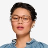 Yarrow Crystal Nude AcetateEyeglass Frames for Women from EyeBuyDirect