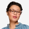 Celosia Ivory Tortoise AcetateEyeglass Frames for Women from EyeBuyDirect