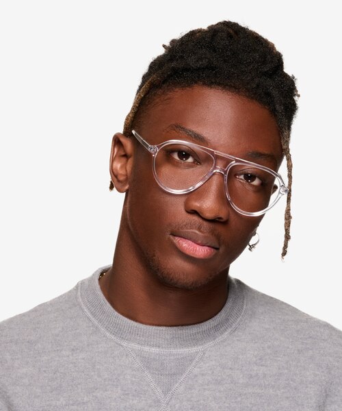 Verbena Crystal AcetateEyeglass Frames for Men from EyeBuyDirect