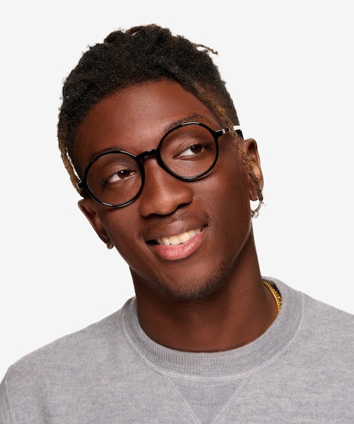 Amaranth Black Alternative MaterialsEyeglass Frames for Men from EyeBuyDirect