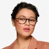 Amaranth Black AcetateEyeglass Frames for Women from EyeBuyDirect