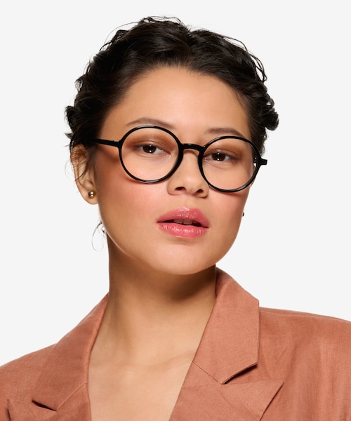 Amaranth Black Alternative MaterialsEyeglass Frames for Women from EyeBuyDirect