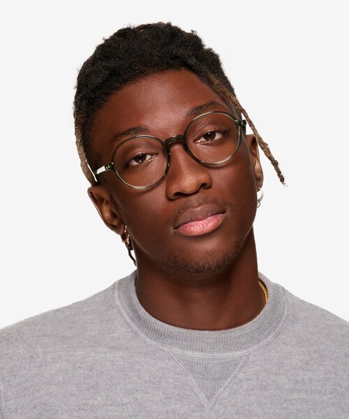 Amaranth Green AcetateEyeglass Frames for Men from EyeBuyDirect