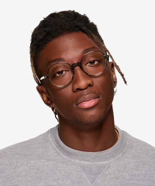 Amaranth Green Alternative MaterialsEyeglass Frames for Men from EyeBuyDirect