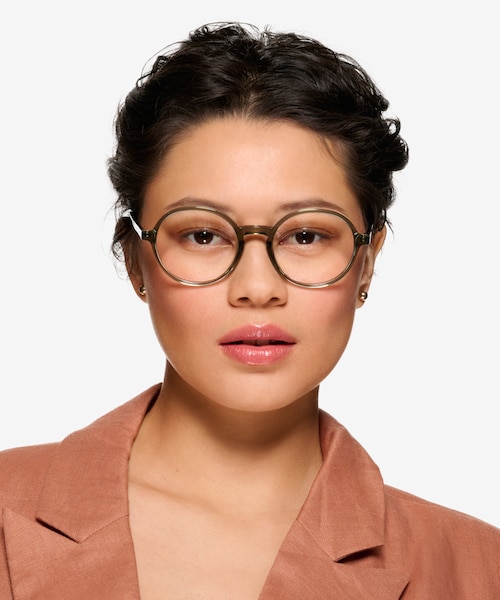 Amaranth Green Alternative MaterialsEyeglass Frames for Women from EyeBuyDirect