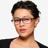 Cirrus Gradient Blue AcetateEyeglass Frames for Women from EyeBuyDirect
