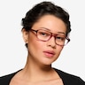 Cirrus Gradient Red AcetateEyeglass Frames for Women from EyeBuyDirect