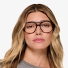 Zeal Shiny Black AcetateEyeglass Frames for Women from EyeBuyDirect