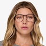 Zip Crystal Gray AcetateEyeglass Frames for Women from EyeBuyDirect