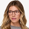 Dart Fade Crystal Gray AcetateEyeglass Frames for Women from EyeBuyDirect