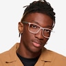 Dart Matt Crystal AcetateEyeglass Frames for Men from EyeBuyDirect