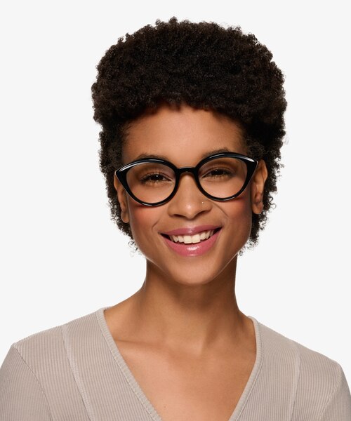 Cherry Black AcetateEyeglass Frames for Women from EyeBuyDirect