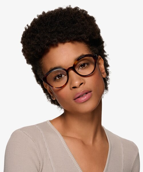 Cherry Shiny Tortoise AcetateEyeglass Frames for Women from EyeBuyDirect