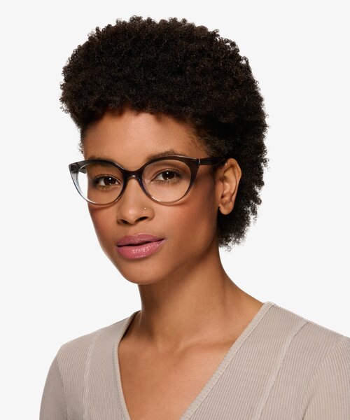Leilani Gray Nude Gradient AcetateEyeglass Frames for Women from EyeBuyDirect
