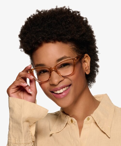 Danielle Champagne AcetateEyeglass Frames for Women from EyeBuyDirect
