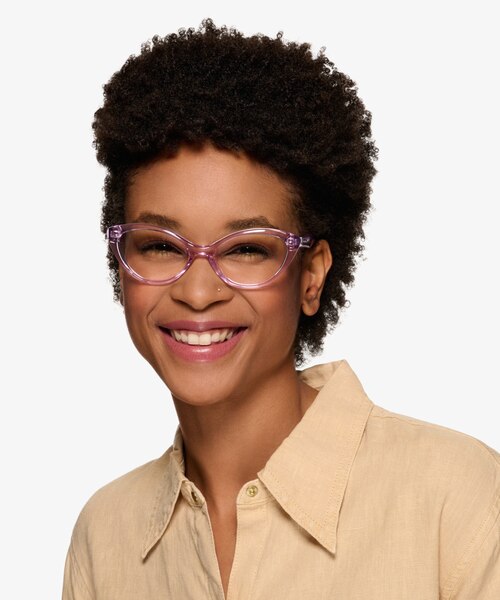Melanie Light Purple AcetateEyeglass Frames for Women from EyeBuyDirect