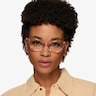 Melanie Crystal Pink AcetateEyeglass Frames for Women from EyeBuyDirect