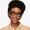Angelina Black AcetateEyeglass Frames for Women from EyeBuyDirect