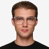 Briggs Clear AcetateEyeglass Frames for Men from EyeBuyDirect