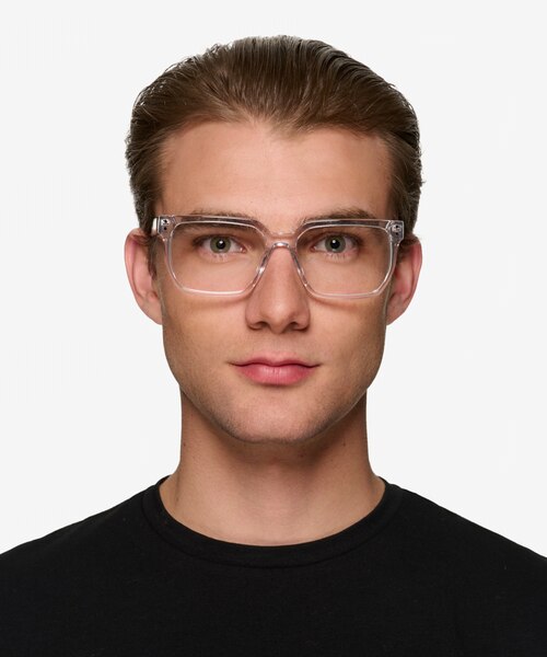 Briggs Clear AcetateEyeglass Frames for Men from EyeBuyDirect