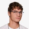 Wesley Clear Blue AcetateEyeglass Frames for Women from EyeBuyDirect