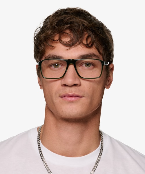 Barnett Crystal Green AcetateEyeglass Frames for Women from EyeBuyDirect
