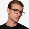 Starry Green Brown Rainbow AcetateEyeglass Frames for Men from EyeBuyDirect
