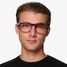 Starry Blue Red Rainbow AcetateEyeglass Frames for Men from EyeBuyDirect