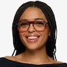 Starry Blue Red Rainbow AcetateEyeglass Frames for Women from EyeBuyDirect