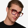 Vibrant Blue Red Rainbow AcetateEyeglass Frames for Men from EyeBuyDirect