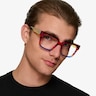 Vibrant Blue Red Rainbow AcetateEyeglass Frames for Men from EyeBuyDirect