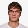Empowered Rainbow Clear AcetateEyeglass Frames for Men from EyeBuyDirect
