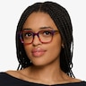 Spotlight Red Blue Rainbow AcetateEyeglass Frames for Women from EyeBuyDirect