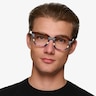 Spotlight Green Brown Rainbow AcetateEyeglass Frames for Men from EyeBuyDirect