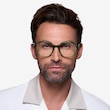 Flare Crystal Green AcetateEyeglass Frames for Men from EyeBuyDirect