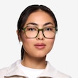 Flare Crystal Green AcetateEyeglass Frames for Women from EyeBuyDirect