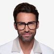 Saturday Black AcetateEyeglass Frames for Men from EyeBuyDirect