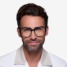 Saturday Black AcetateEyeglass Frames for Men from EyeBuyDirect