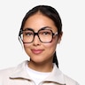 Saturday Black AcetateEyeglass Frames for Women from EyeBuyDirect