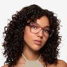 Scribble Crystal Light Brown AcetateEyeglass Frames for Women from EyeBuyDirect
