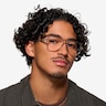 Loft Crystal Light Brown AcetateEyeglass Frames for Men from EyeBuyDirect