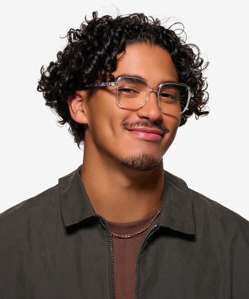 Abstract Crystal AcetateEyeglass Frames for Men from EyeBuyDirect