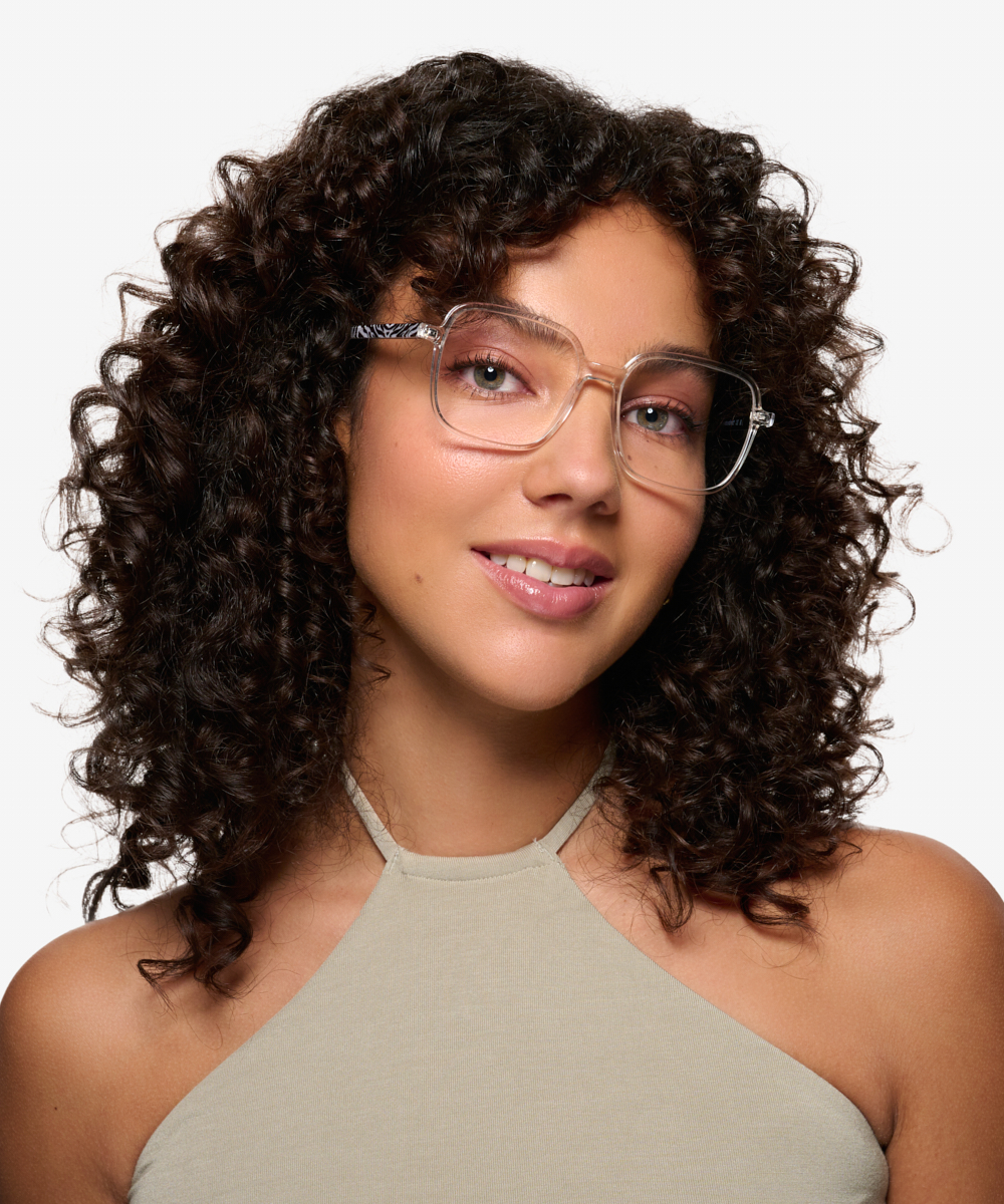 Abstract Square Crystal Full Rim Eyeglasses Eyebuydirect Canada